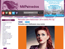 Tablet Screenshot of milpeinados.com